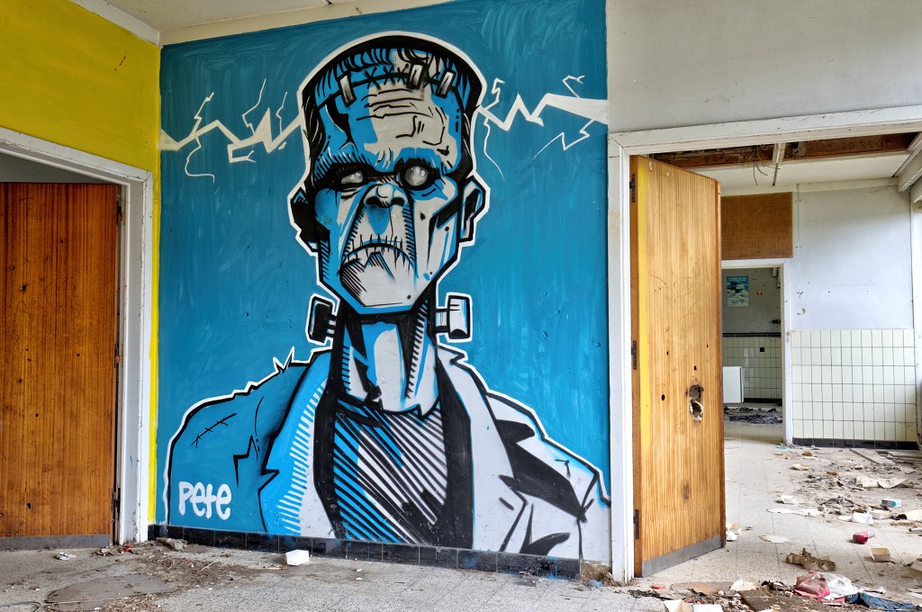 graffiti pete one urbex hdr art kunstwerk kunst mural murals belgie straatkunst